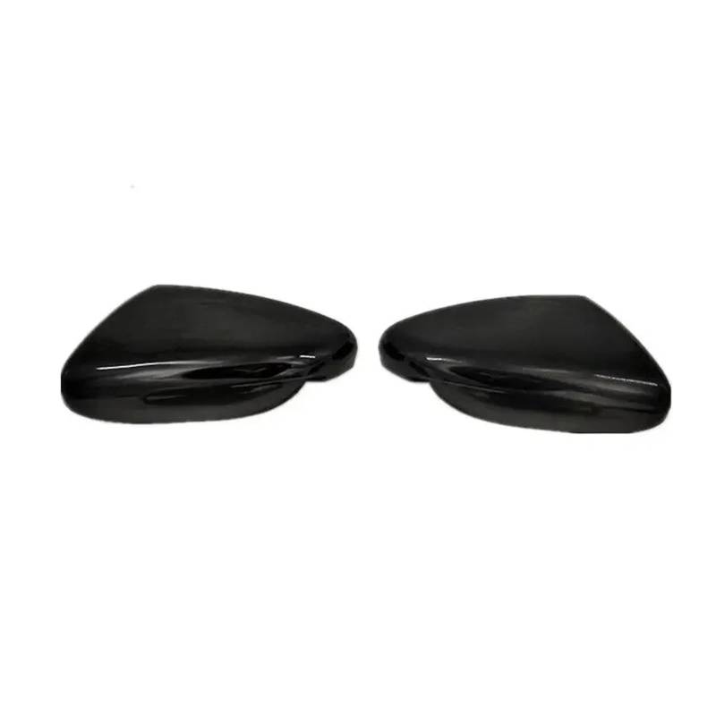 KDMOWHON Auto Rückspiegel Seitenspiegel Abdeckung Flügelkappe Türgehäuse Shell Trim Aufkleber Kompatibel for KIA K3 Forte 2013-2018 ABS Carbon Fiber(Without Light Black) von KDMOWHON
