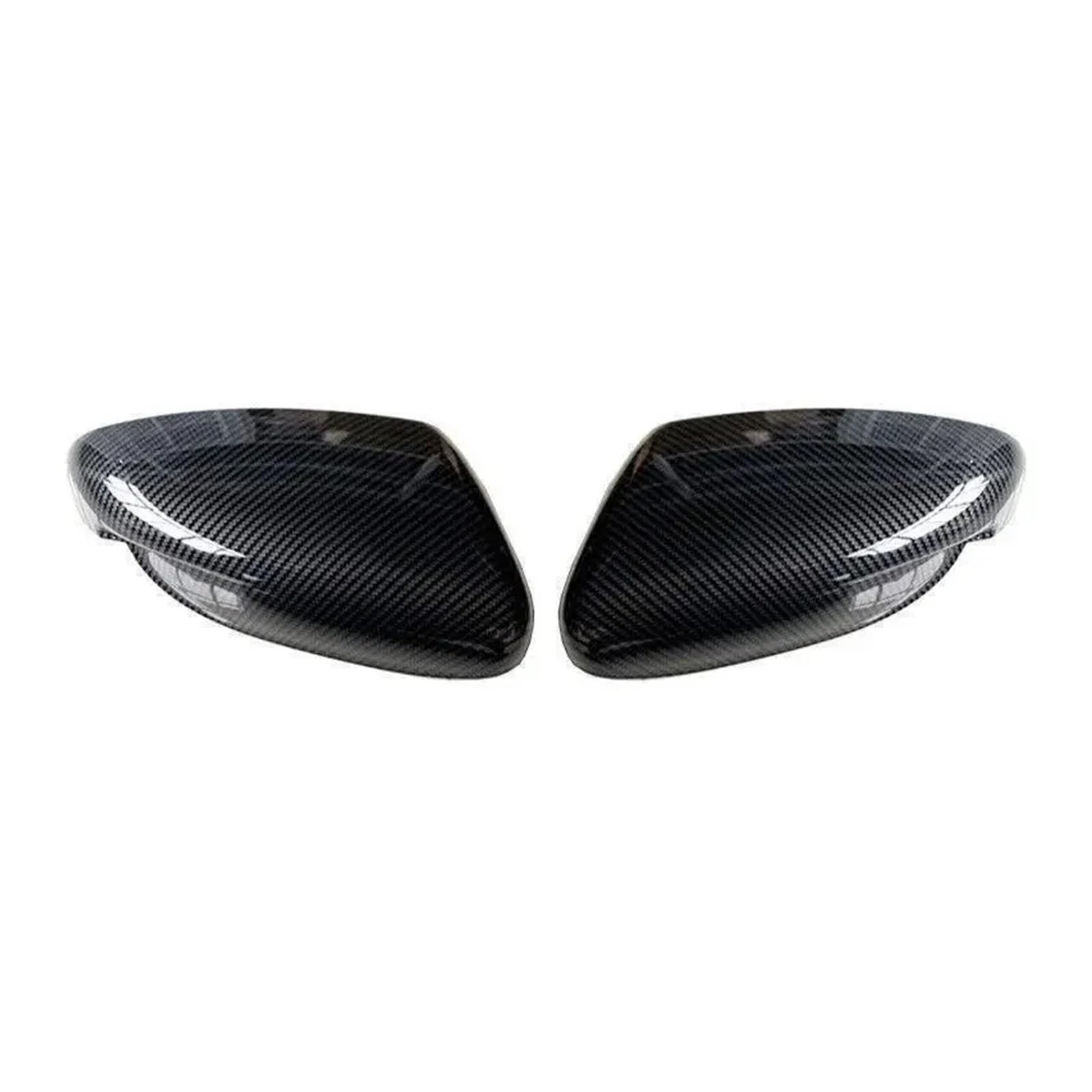 KDMOWHON Auto Rückspiegel Seitenspiegel Abdeckung Flügelkappe Türgehäuse Shell Trim Aufkleber Kompatibel for KIA K3 Forte 2013-2018 ABS Carbon Fiber(Without Light Carbon) von KDMOWHON