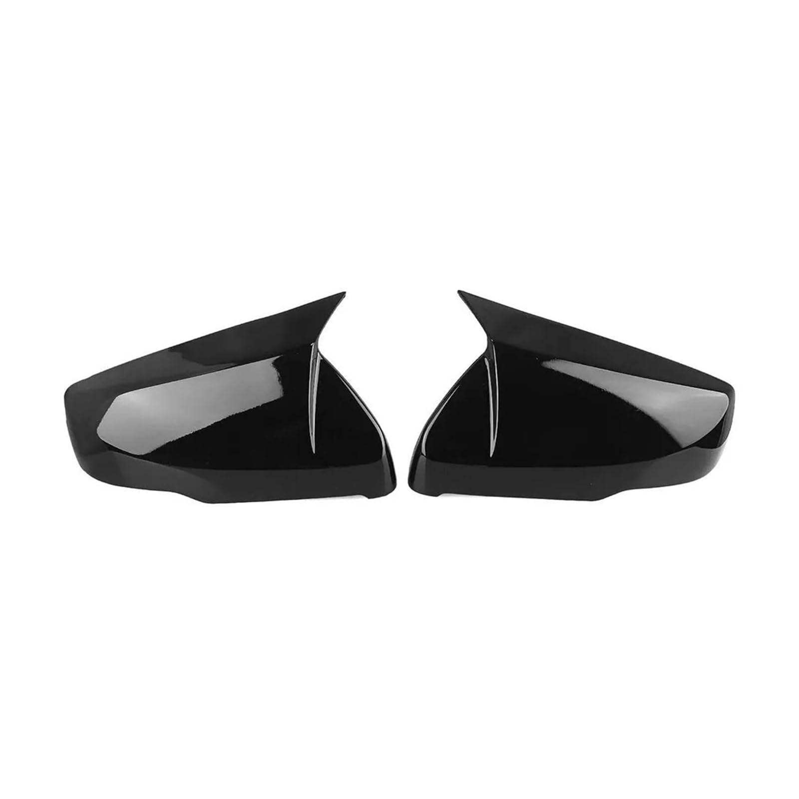 KDMOWHON Autoaufkleber Rückspiegelabdeckung Flügelkappe Außentür Rückansicht Gehäuseverkleidung Kompatibel for Cadillac CT5 CT6 2020-2024(Gloss Black) von KDMOWHON