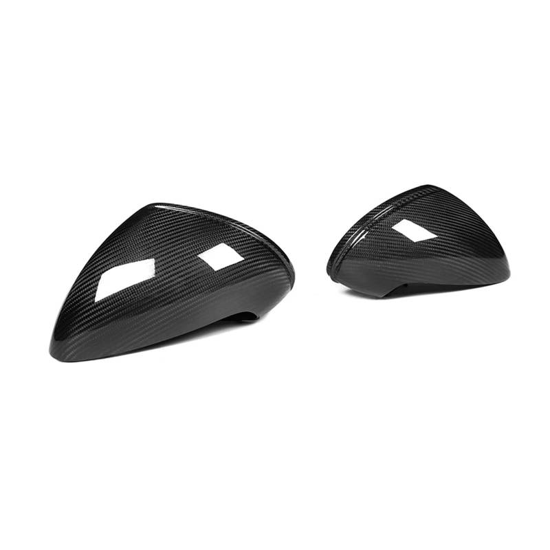 KDMOWHON Autotür Seitenflügel Rückspiegel Abdeckkappen Glänzend Kompatibel for Porsche 981/981/991 2013-2016 Kohlefaser von KDMOWHON