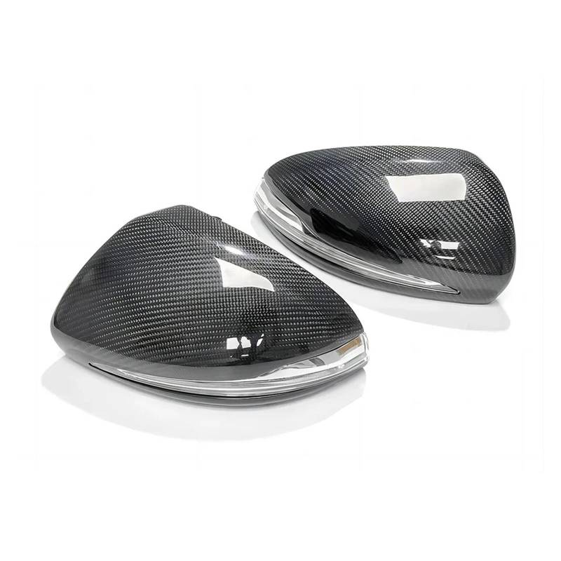 KDMOWHON Ersatz-Rückspiegelabdeckungen for die Seitenspiegel, kompatibel mit Mercedes Benz W205 W213 C238 X253 CE GLC-Klasse, OEM-Schale aus echtem Carbon(E Class C238) von KDMOWHON
