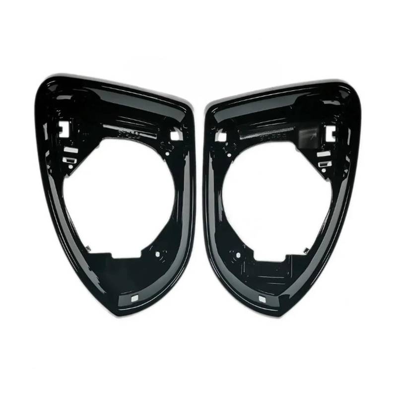 KDMOWHON Glänzend Schwarz Seite Spiegel Gehäuse Rahmen Trim Kompatibel for VW Golf 7 MK7 7,5 GTI GTD R VII TDI von KDMOWHON