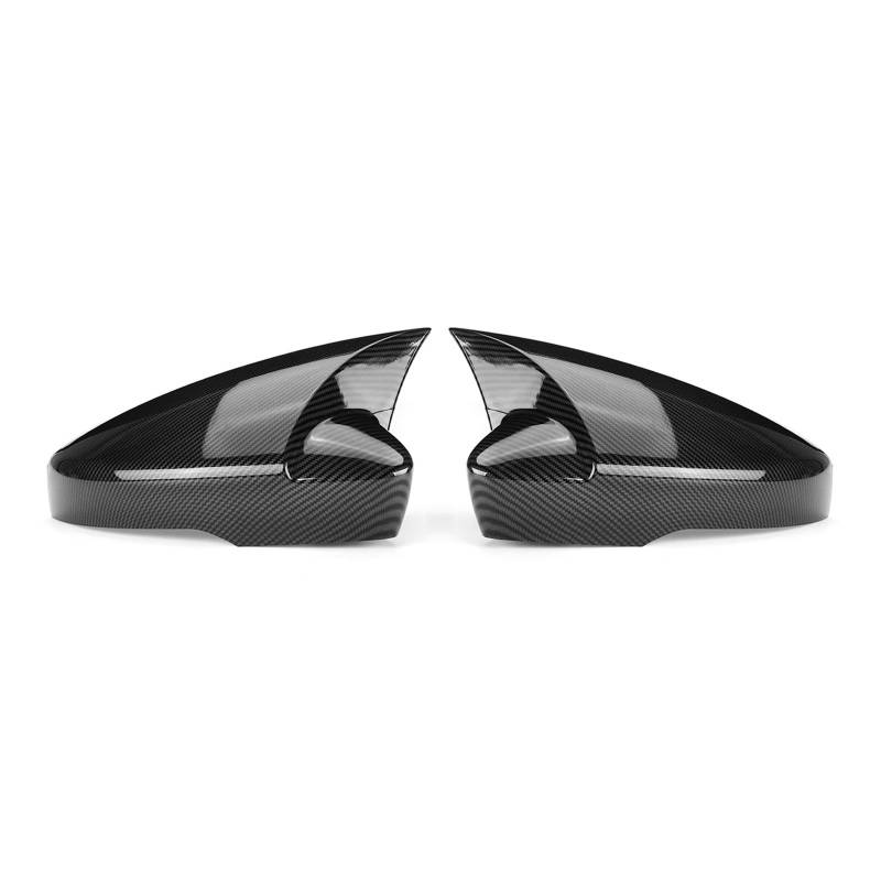 KDMOWHON Hinzufügen Auf Auto Rückspiegel Abdeckungen Seite Tür Flügel Spiegel Kappen Shell Trim Kompatibel for Skoda/Octavia Mk3 A7 5E 2014-2019(Carbon Fiber Look) von KDMOWHON