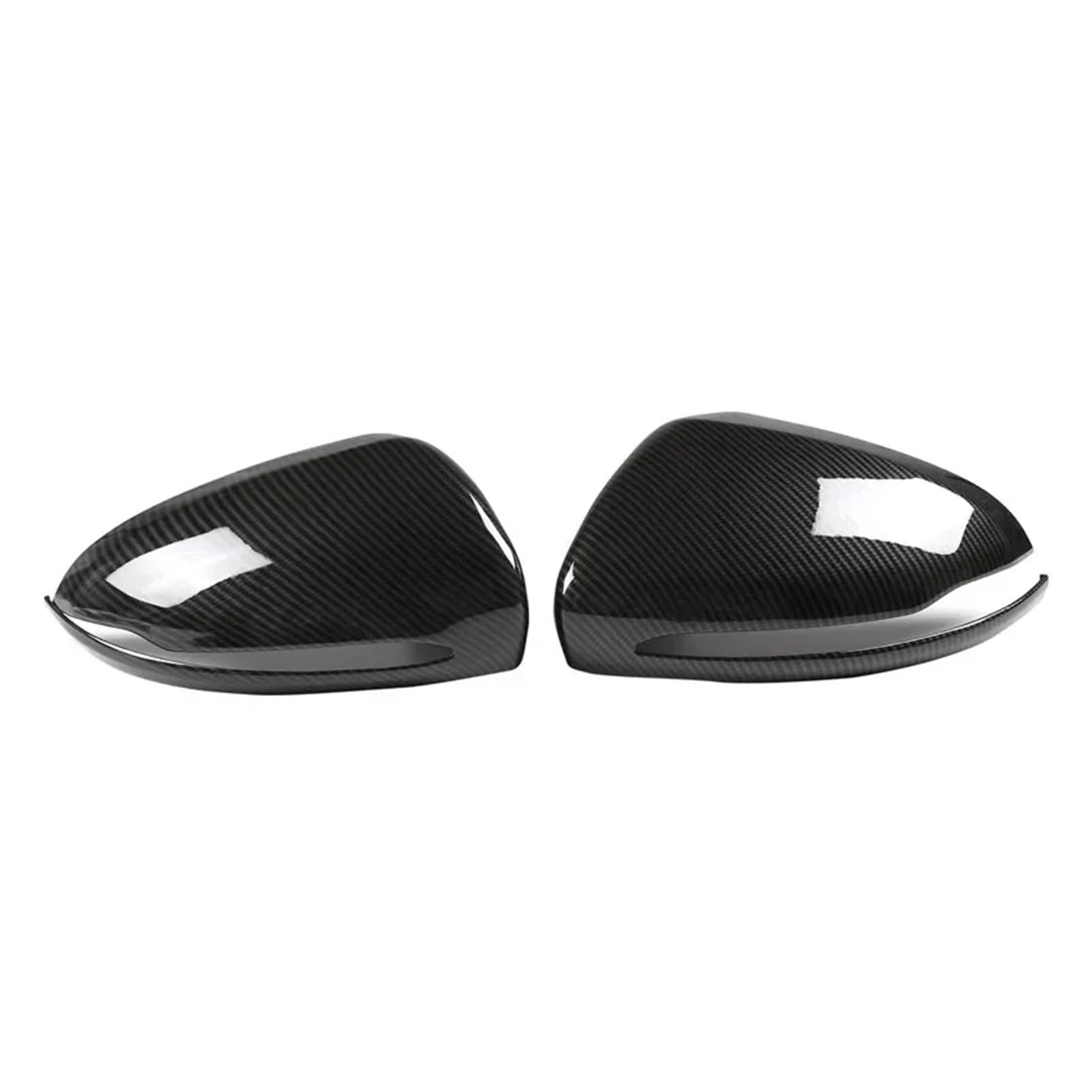 KDMOWHON LHD Auto Rückspiegel Seitenspiegel Abdeckung Flügelkappe Türgehäuse Schale Verkleidung Kompatibel for Mercedes-Benz E GLC SC Klasse W205 W213 X253 W222 W238(Carbon Look) von KDMOWHON