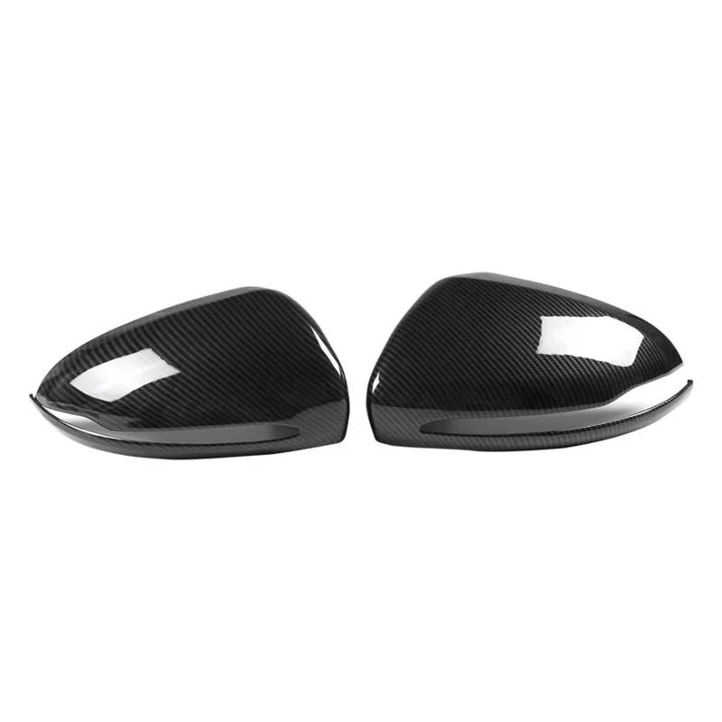 KDMOWHON LHD Auto Rückspiegel Seitenspiegel Abdeckung Flügelkappe Türgehäuse Schale Verkleidung Kompatibel for Mercedes-Benz E GLC SC Klasse W205 W213 X253 W222 W238(Carbon Look) von KDMOWHON