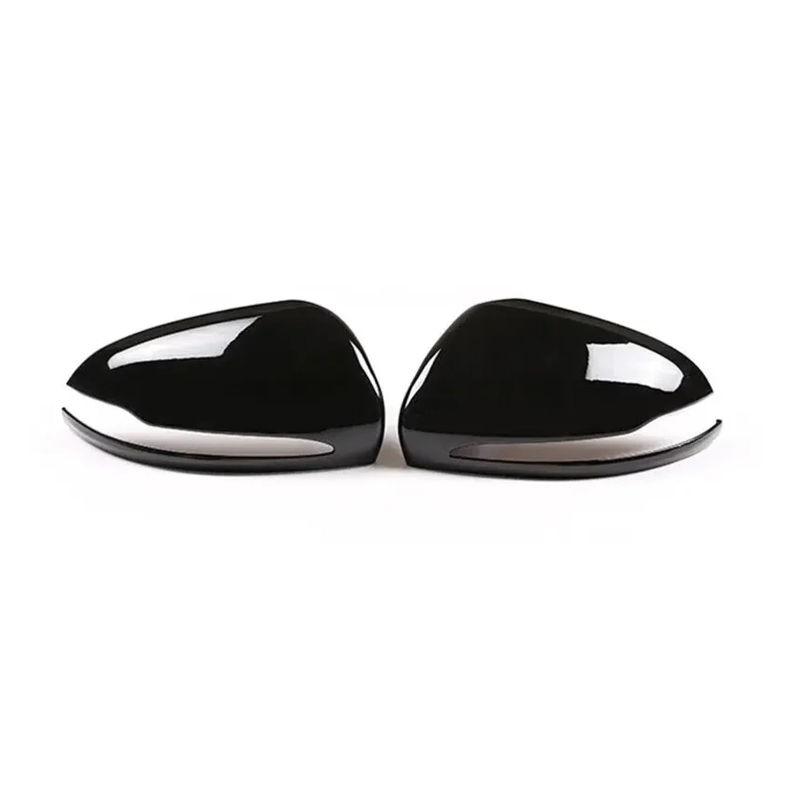 KDMOWHON LHD Auto Rückspiegel Seitenspiegel Abdeckung Flügelkappe Türgehäuse Schale Verkleidung Kompatibel for Mercedes-Benz E GLC SC Klasse W205 W213 X253 W222 W238(Gloss Black) von KDMOWHON