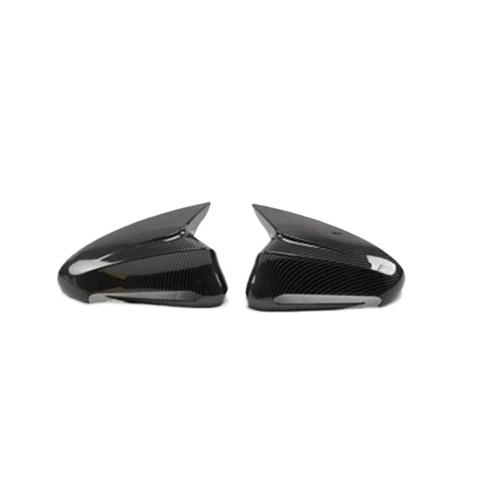KDMOWHON Rückspiegelabdeckung, Flügelkappe, Außentür-Rückspiegelgehäuseverkleidung, Karbonfaser, Schwarz, kompatibel mit BYD Seal Ev/Dmi 2022–2023(Bright black) von KDMOWHON