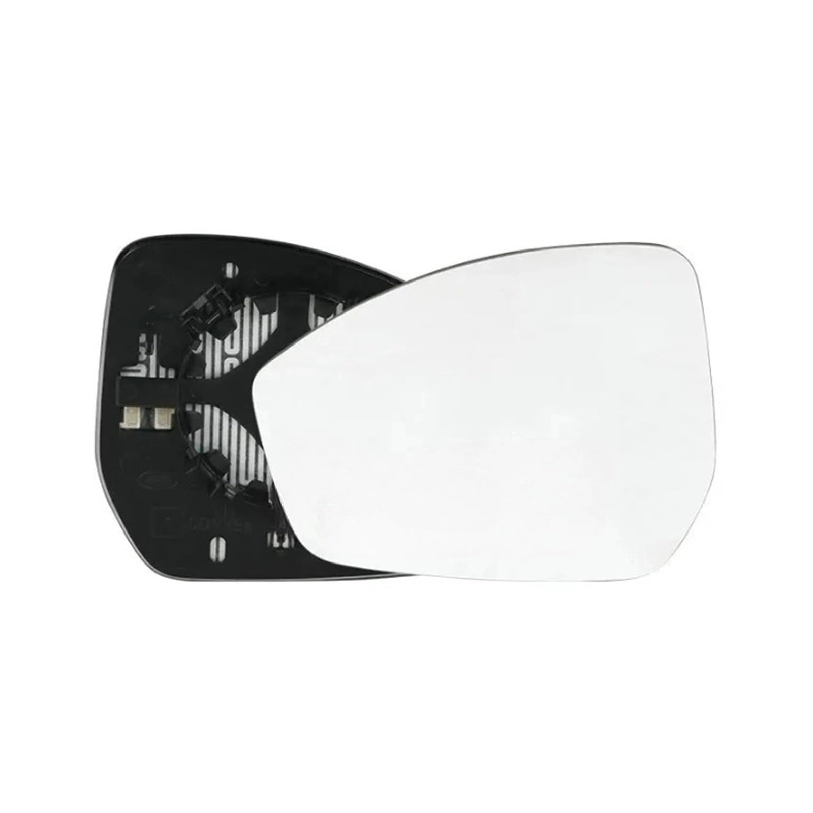 KDMOWHON Seite Flügel Spiegel Rahmen Abdeckung Glas lampe Kompatibel for Land Rover Range Rover Evoque 2020 2025(Left white cover) von KDMOWHON