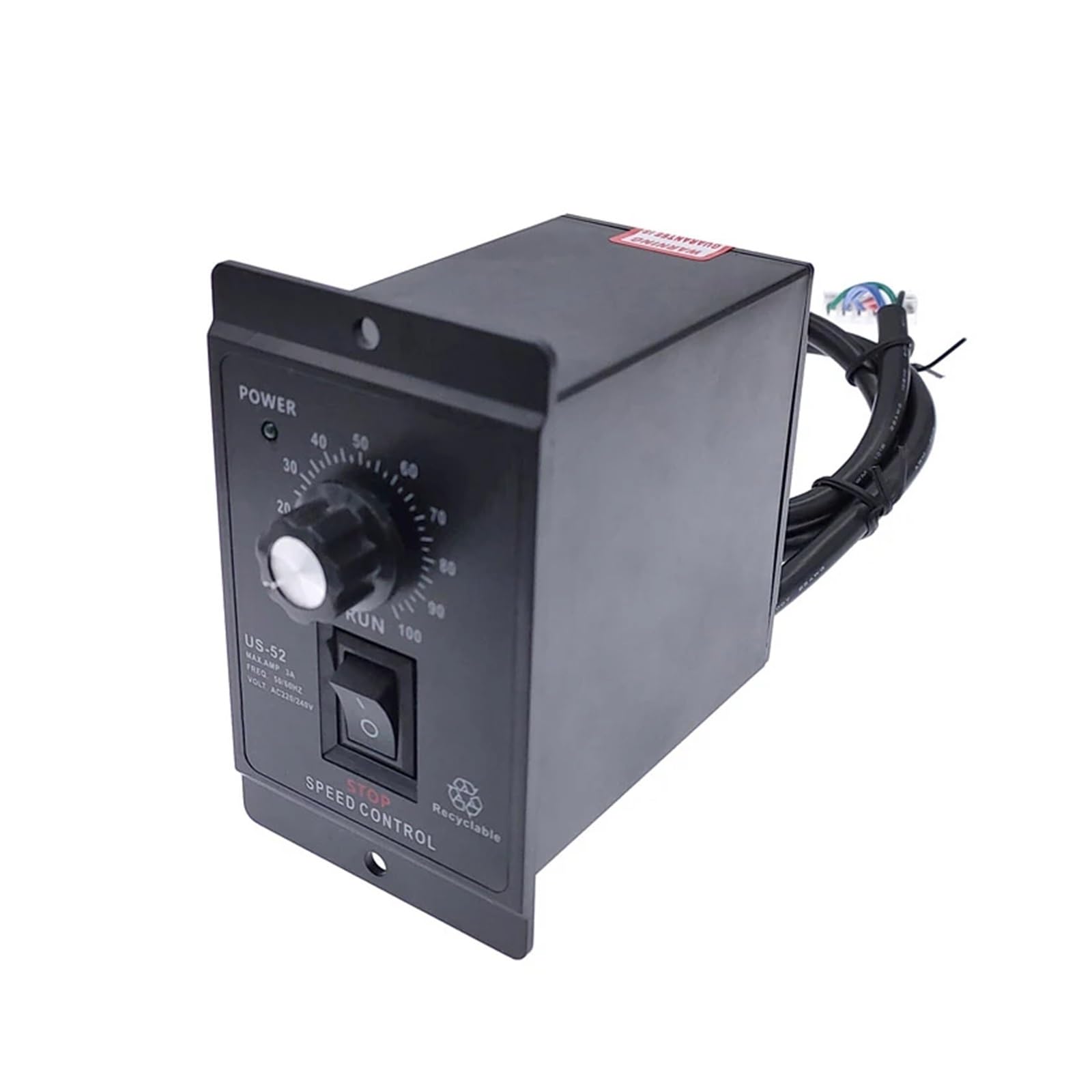 US-52 400W AC speed controller AC 220V 50/60Hz AC regulator electronic starter control forword backword with filter capacitor Motor Starters US-52 400W AC speed controller AC 220V 50/60Hz AC regulator electronic starter control forword backword with filter capacitor Motor Starters von KDMYXBFZI