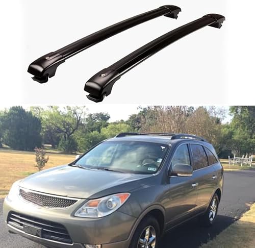 Auto Gepäckträger Für Hyundai Veracruz 2008 2009-2012 Zubehör Dachgepäckträger Querträger AbschließBar Outdoor Ausrüstung Verstellbare,A-Black Auto Gepäckträger Für Hyundai Veracruz 2008 2009-2012 Zubehör Dachgepäckträger Querträger AbschließBar Outdoor Ausrüstung Verstellbare,A-Black von KDZDJH