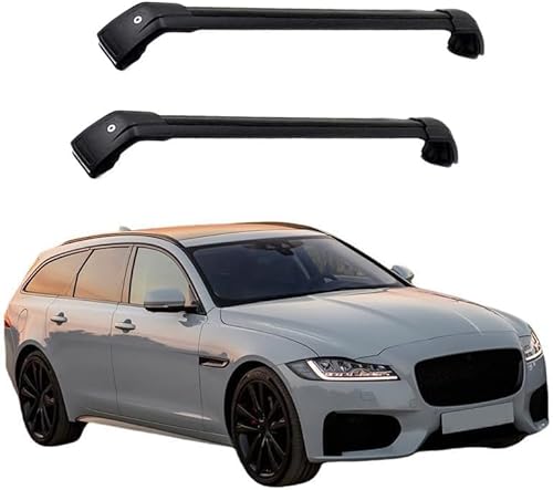 Auto Gepäckträger Für Jaguar XF Sportbrake 2010 2011 2012 2013 2014-2018 Zubehör Dachgepäckträger Querträger AbschließBar Outdoor Ausrüstung Verstellbare,B-Silver Auto Gepäckträger Für Jaguar XF Sportbrake 2010 2011 2012 2013 2014-2018 Zubehör Dachgepäckträger Querträger AbschließBar Outdoor Ausrüstung Verstellbare,B-Silver von KDZDJH