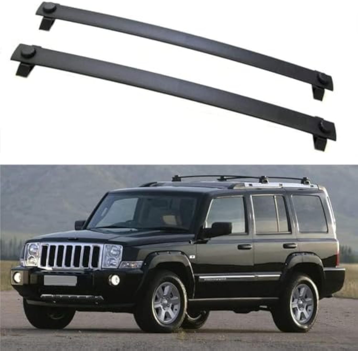 Auto Gepäckträger Für Jeep Commander 2002-2010 Zubehör Dachgepäckträger Querträger AbschließBar Outdoor Ausrüstung Verstellbare Auto Gepäckträger Für Jeep Commander 2002-2010 Zubehör Dachgepäckträger Querträger AbschließBar Outdoor Ausrüstung Verstellbare von KDZDJH