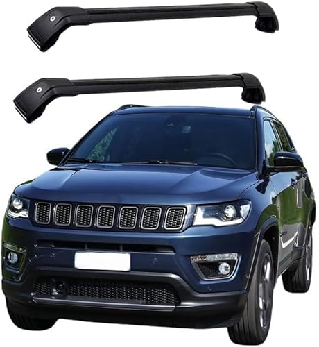 Auto Gepäckträger Für Jeep Compass 2017 2018 2019 2020-2023 Zubehör Dachgepäckträger Querträger AbschließBar Outdoor Ausrüstung Verstellbare,A-Black Auto Gepäckträger Für Jeep Compass 2017 2018 2019 2020-2023 Zubehör Dachgepäckträger Querträger AbschließBar Outdoor Ausrüstung Verstellbare,A-Black von KDZDJH