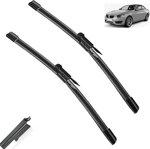 Scheibenwischerblätter für BMW 2er F22 F23 218i 220i 228i 230i M235i M240i 218d 220d 225d – Set mit 2 Wischerblättern, hohe Leistung, hervorragende Sichtbarkeit auf der Straße, einfache Installation Scheibenwischerblätter für BMW 2er F22 F23 218i 220i 228i 230i M235i M240i 218d 220d 225d – Set mit 2 Wischerblättern, hohe Leistung, hervorragende Sichtbarkeit auf der Straße, einfache Installation von KEAIDFDD