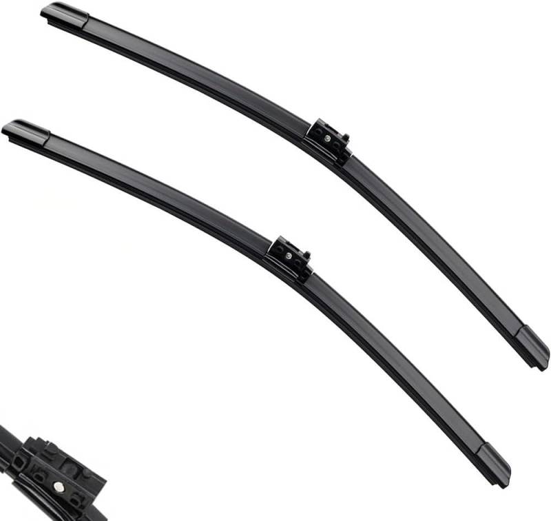 Scheibenwischerblätter vorne für Mercedes Benz EQA 250 250+ 300 350 4MATIC 4MATIC+ 2021-2023 – Set mit 2 Wischerblättern, hohe Leistung, hervorragende Sichtbarkeit auf der Straße, einfache von KEAIDFDD