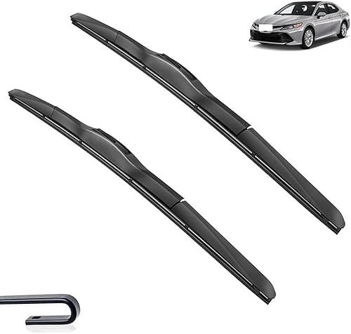 Scheibenwischerblätter vorne für Toyota Camry XV70 70 2017-2023 Daihatsu Altis Camry Ascent Hybrid – Set mit 2 Wischerblättern, hohe Leistung, hervorragende Sichtbarkeit auf der Straße, einfache Scheibenwischerblätter vorne für Toyota Camry XV70 70 2017-2023 Daihatsu Altis Camry Ascent Hybrid – Set mit 2 Wischerblättern, hohe Leistung, hervorragende Sichtbarkeit auf der Straße, einfache von KEAIDFDD