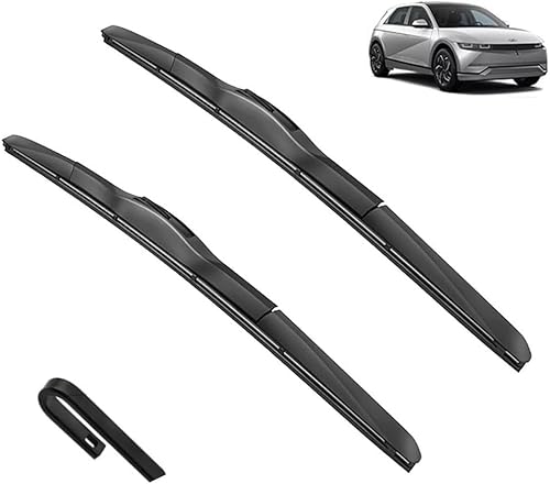 Wischerblätter für Hyundai Ioniq 2016-2023 5 PHEV Hybrid EV 2018 2020 2021 2022 - Kit mit hoher Leistung, überlegene Sichtbarkeit auf der Straße, einfache Installation, flache Wischblätter, 2 Stück von KEAIDFDD