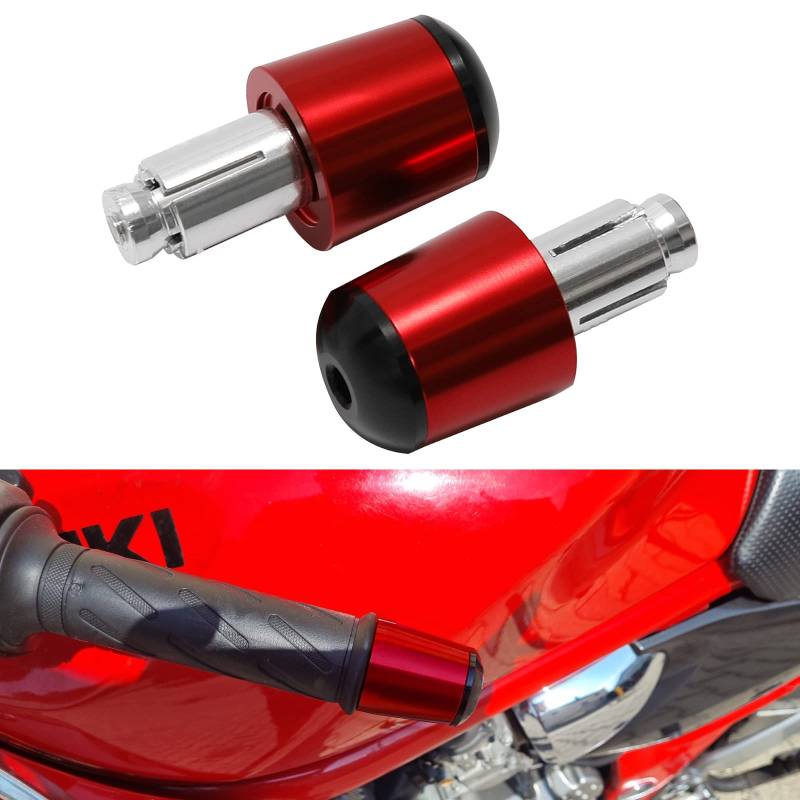 KEEPDSGN 7/8" 22mm-24mm Motorrad Lenkerendkappen, Aluminium Motorrad Lenkerstopfen Kompatibel mit XJ6 XJ6N FZ1 FZ6 FZ09 MT03 MT07 MT09 MT10 YZF R1 R6. von KEEPDSGN