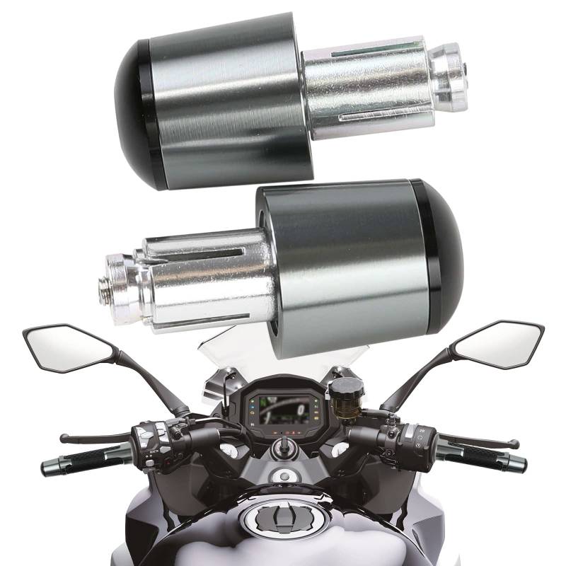 KEEPDSGN 7/8" 22mm-24mm Motorrad Lenkerendkappen, Aluminium Motorrad Lenkerstopfen Kompatibel mit XJ6 XJ6N FZ1 FZ6 FZ09 MT03 MT07 MT09 MT10 YZF R1 R6. von KEEPDSGN