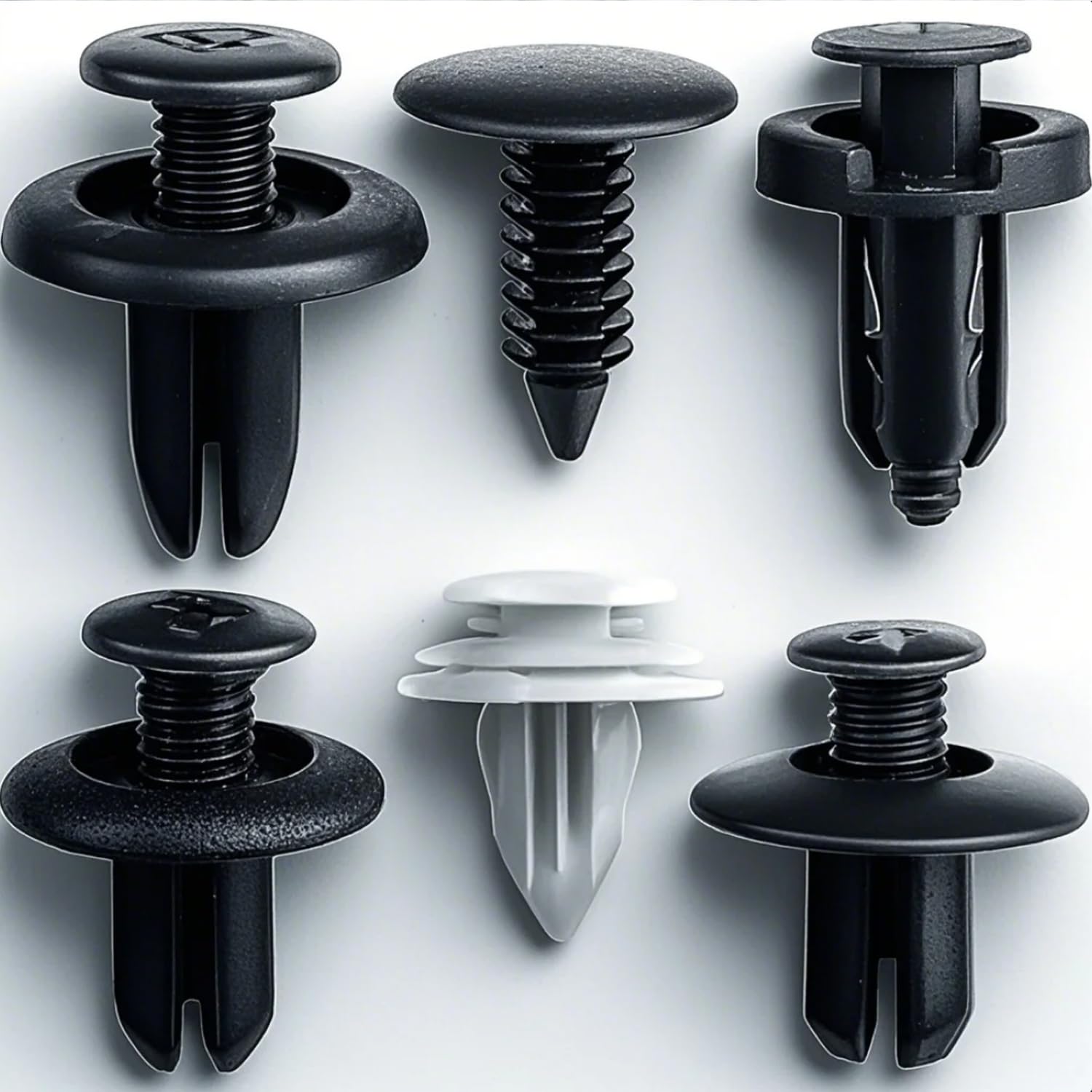 120 Stück Auto Befestigung Clips, Auto Türplatte Schnappt Set, Universal Stoßstangen Zierleisten Plastikklips Set,6 Arten Türverkleidung Klammern, 120 Stück Auto Befestigung Clips, Auto Türplatte Schnappt Set, Universal Stoßstangen Zierleisten Plastikklips Set,6 Arten Türverkleidung Klammern, von KEKECHAORAN
