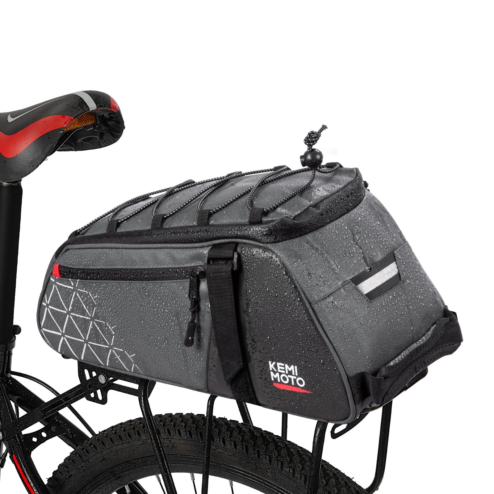 KEMIMOTO 2 IN 1 Gepäckträgertasche, 8L & Wasserdicht Fahrradtaschen für Gepäckträger, Mehrere Fächer, mit Tragegriff und Schultergurt, Fahrrad Taschen hinten KEMIMOTO 2 IN 1 Gepäckträgertasche, 8L & Wasserdicht Fahrradtaschen für Gepäckträger, Mehrere Fächer, mit Tragegriff und Schultergurt, Fahrrad Taschen hinten von KEMIMOTO