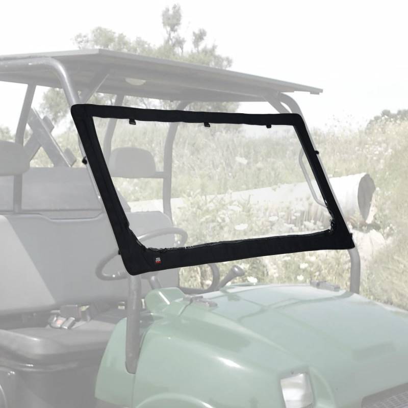 KEMIMOTO Frontscheibe UTV kompatibel mit Kawasaki Mule 3000 3010 3020 2001–2008 Mule 2500 2510 2520 1993–2005 transparentes volles, Soft-Fenster, kompatibel mit Ranger 2002–2008 Zubehör von KEMIMOTO