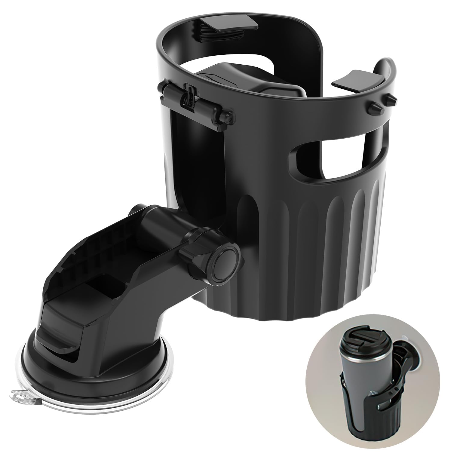 KEMIMOTO Multifunktionaler Getränkehalter, wiederverwendbarer Saugnapfhalter Klappbecher, Wasserflaschenhalter mit Zungenspatel für Boot, Kajak, Surfbrett, Wohnmobil, Schreibtisch, Pool, Fenster KEMIMOTO Multifunktionaler Getränkehalter, wiederverwendbarer Saugnapfhalter Klappbecher, Wasserflaschenhalter mit Zungenspatel für Boot, Kajak, Surfbrett, Wohnmobil, Schreibtisch, Pool, Fenster von KEMIMOTO