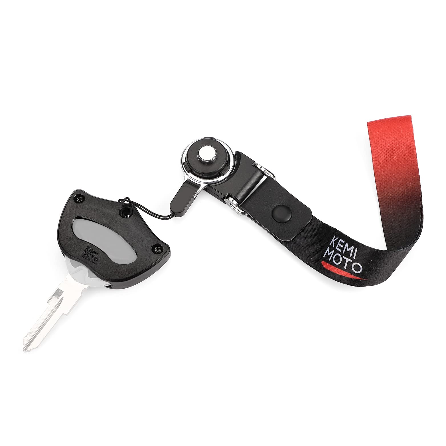 KEMIMOTO Schlüsselhalter kompatibel mit Can-Am Spyder, Schwarz, Large von KEMIMOTO