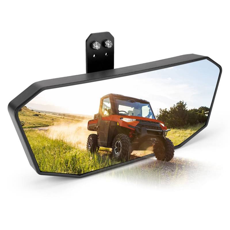 UTV Rückspiegel, kemimoto Upgraded Rückspiegel, kompatibel mit 2017–2021 Polaris Ranger 500 570 900 XP 1000 XP/Crew von KEMIMOTO
