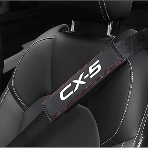 KENANS 2 Stück Premium Gurtpolster Gurtpolster für Mazda CX-5, Autogurt Polster Sicherheitsgurt Polster Auto Sicherheitsgurt Schulterpolster von KENANS