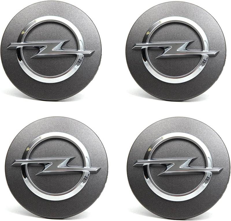 4 Stück Nabendeckel Zubehör für OPEL 53MM, Felgendeckel Radnabendeckel Radnabenabdeckung Felgen Center Nabendeckel Wasserdicht Radnabendeckel von KENANS
