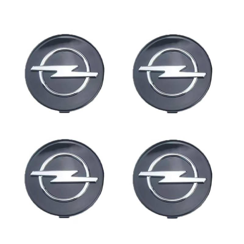 4 Stück Nabendeckel Zubehör für Opel Corsa D 5-Tür 2011-2014 60mm, Felgendeckel Radnabendeckel Radnabenabdeckung Felgen Center Nabendeckel Wasserdicht Radnabendeckel,B von KENANS