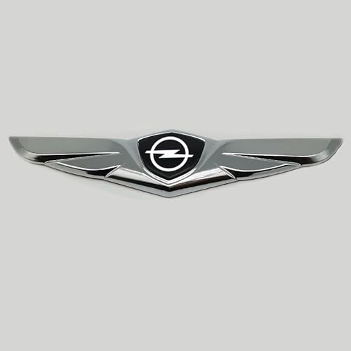 Auto Emblem Logo Aufkleber für Opel Vauxhall Mokka Zafira OPC Vectra Antara Grandland X, Autoaufkleber Emblem Abziehbilder Emblem Auto Zubehör Tuning Sticker,B von KENANS