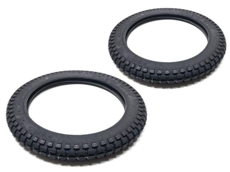 2x Reifen KENDA K262 2.75-17 4PR 41P TT passend für Zündapp Hercules Kreidler 2 3/4 x 17 Zoll von Kenda