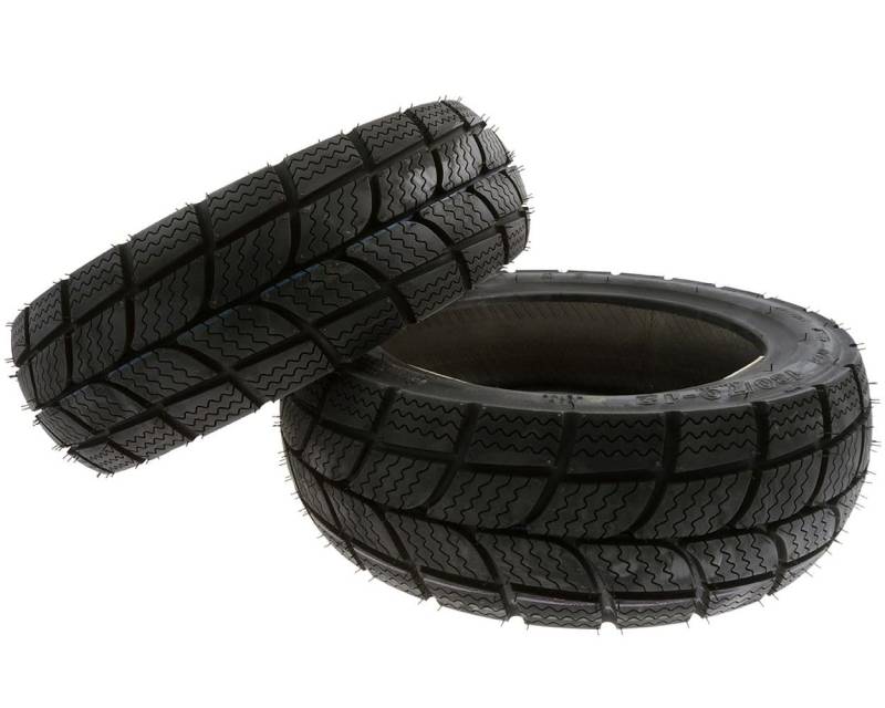 KENDA Winter Roller Reifen Set Satz für Kreidler, Kymco, Linhai (120/70-12 + 130/70-12) M+S von Kenda