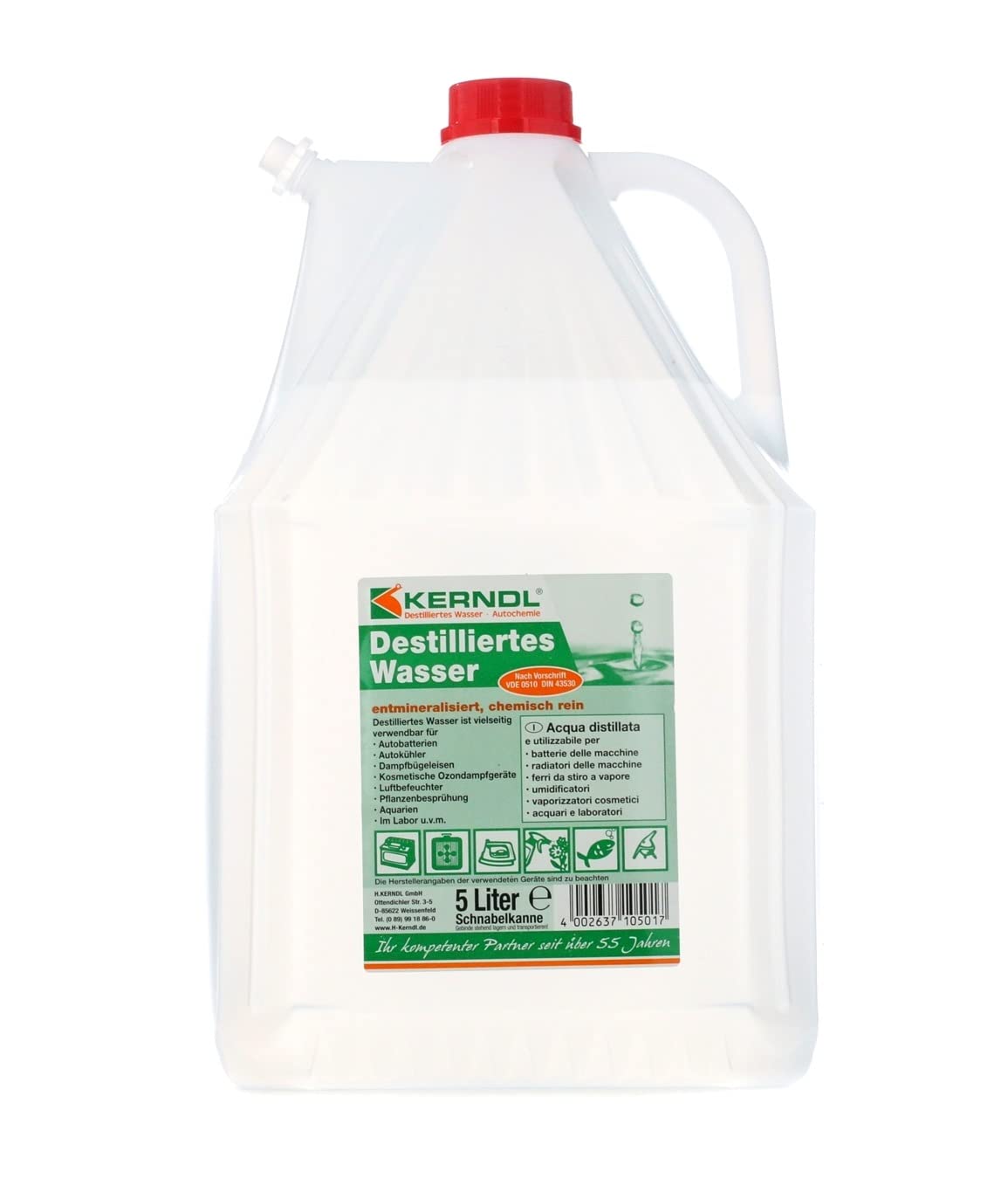 Destilliertes Wasser 5 Liter Destilliertes Wasser 5 Liter von Kerndl