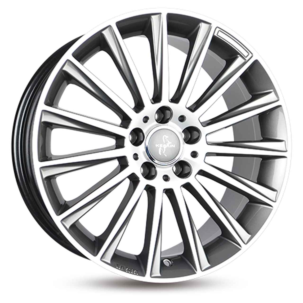 KESKIN KT18 TURBO palladium front polished 8.5Jx20 5x120 ET30 von KESKIN