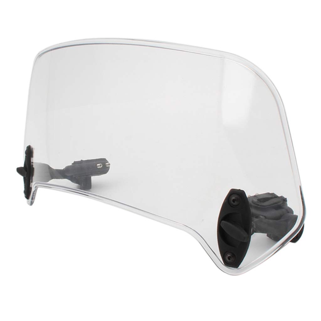 KESOTO 36cm Motorrad Windschutzscheibe Windschild Spoiler-Aufsatz Windschutzscheibe Verlänger klar von KESOTO