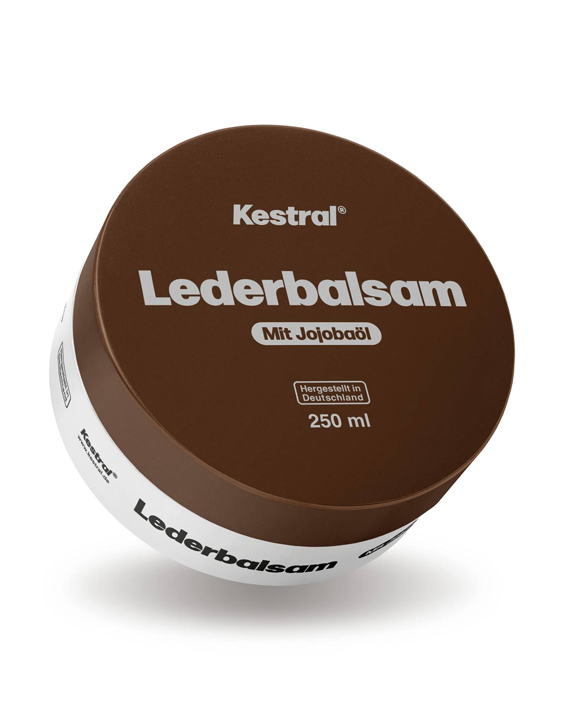 KESTRAL Lederbalsam mit Jojobaöl - farblos - für Leder & Kunstleder - Intensive Pflege & Schutz vor Alterung - Lederpflege für Auto, Motorrad, Ledercouch, Jacke, Schuhe & Bekleidung - Made in Germany von KESTRAL