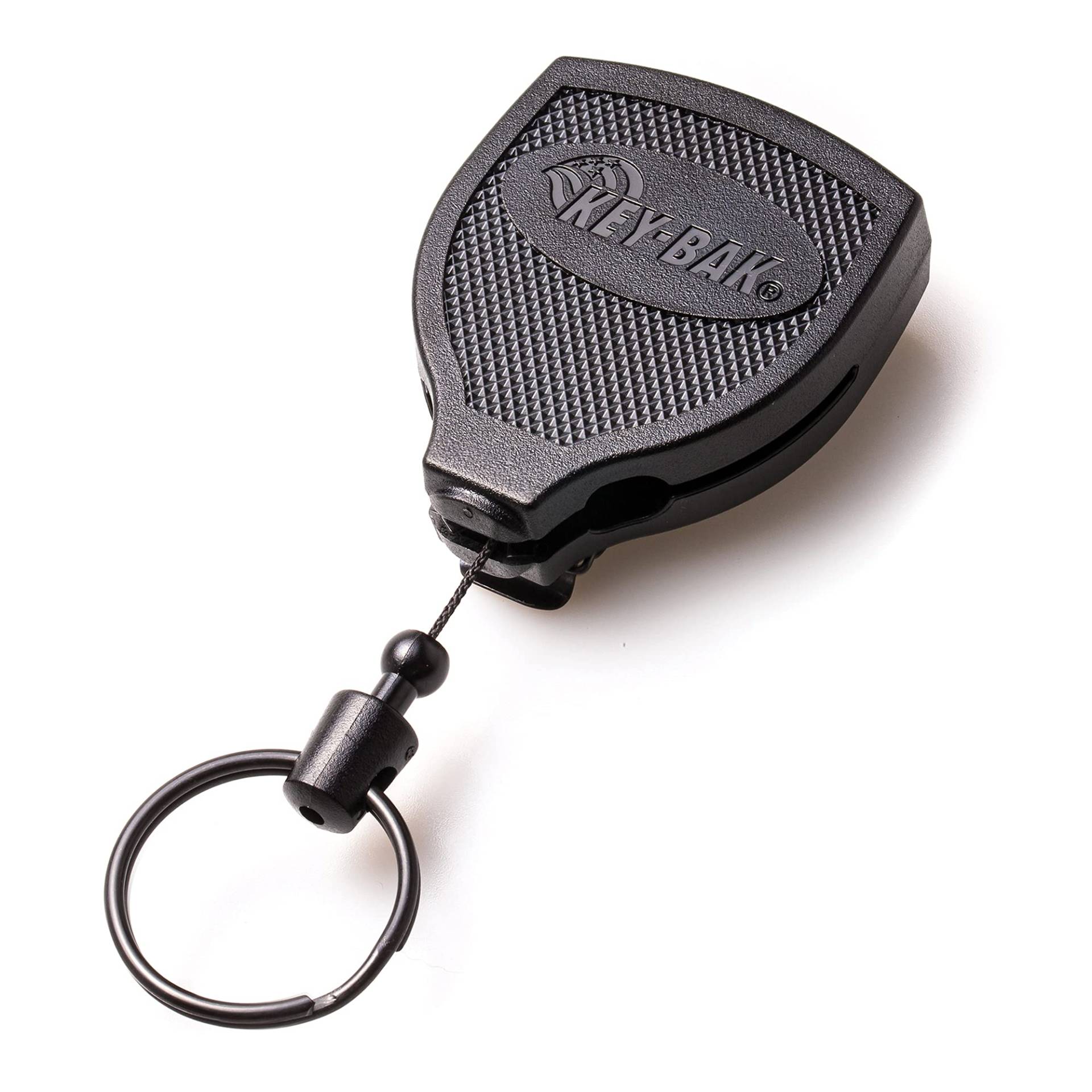 KEY-BAK SUPER48 PLUS HD 0S48-8474 Schlüsselanhänger, beidhändig tragbar, einziehbar, 122 cm lang, Stahl-Gürtelclip, Schwarz KEY-BAK SUPER48 PLUS HD 0S48-8474 Schlüsselanhänger, beidhändig tragbar, einziehbar, 122 cm lang, Stahl-Gürtelclip, Schwarz von KEY-BAK