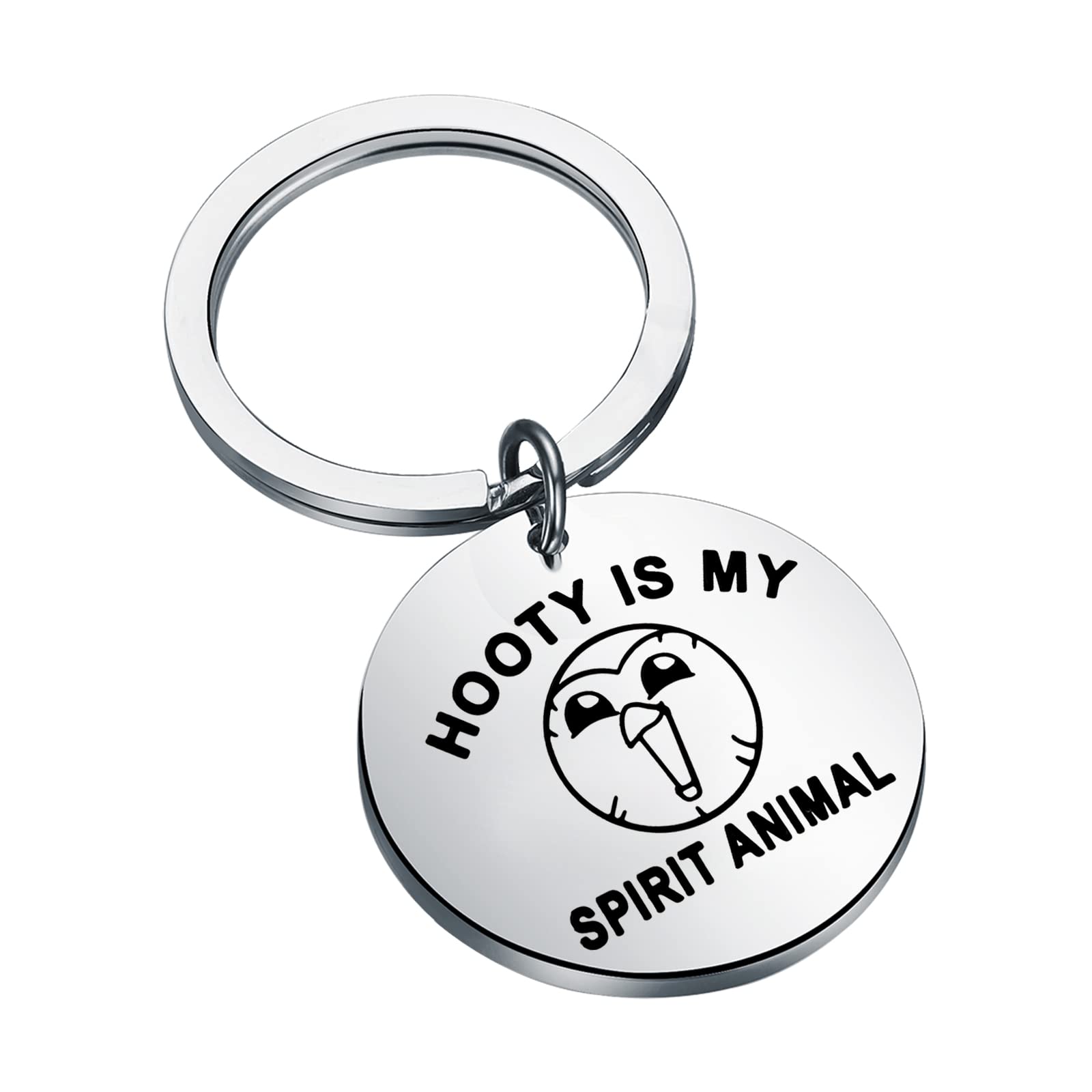 KEYCHIN Lustiger Eulen-Schlüsselanhänger für Fans von Hooty Is My Spirit, Tierschmuck für Freunde, Familie, Hooty Spirit K-s, L KEYCHIN Lustiger Eulen-Schlüsselanhänger für Fans von Hooty Is My Spirit, Tierschmuck für Freunde, Familie, Hooty Spirit K-s, L von KEYCHIN