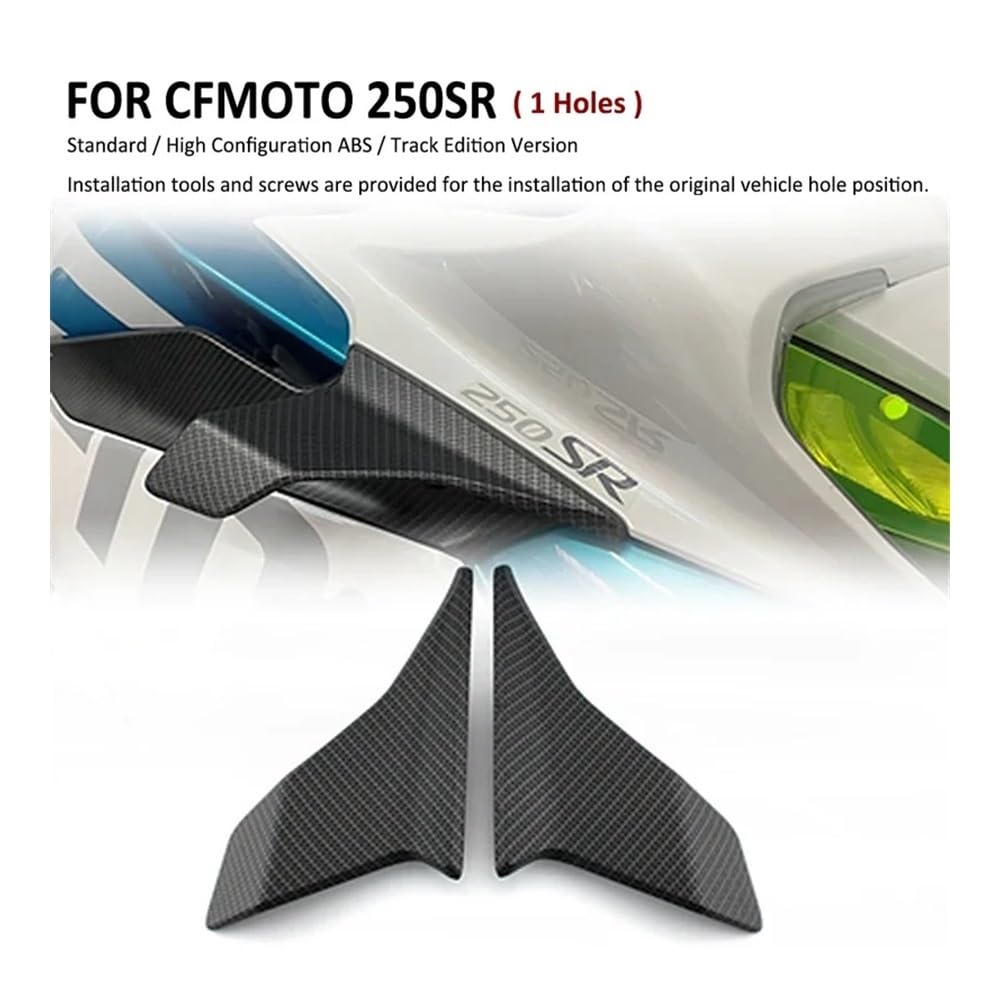 Motorrad-Heckseitenverkleidung FÜR CFMOTO CF250SR CF 250SR 250 SR Motorrad Teile Seite Abtrieb Nackte Spoiler Feste Winglet Verkleidung Flügel Deflektoren Motorrad-Heckseitenverkleidung FÜR CFMOTO CF250SR CF 250SR 250 SR Motorrad Teile Seite Abtrieb Nackte Spoiler Feste Winglet Verkleidung Flügel Deflektoren von KEYGODSAY