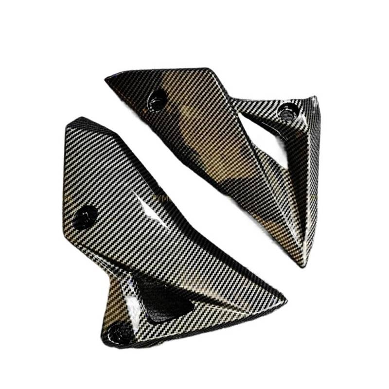 Motorrad-Heckseitenverkleidung Kohlefaserbeschichtung Topfbauch Auspuff Seitenschutz Unterer Boden Ölbauchpfannenabdeckung Verkleidung Passend für KAW&ASAKI Z800 Z 800 2013–2017 von KEYGODSAY