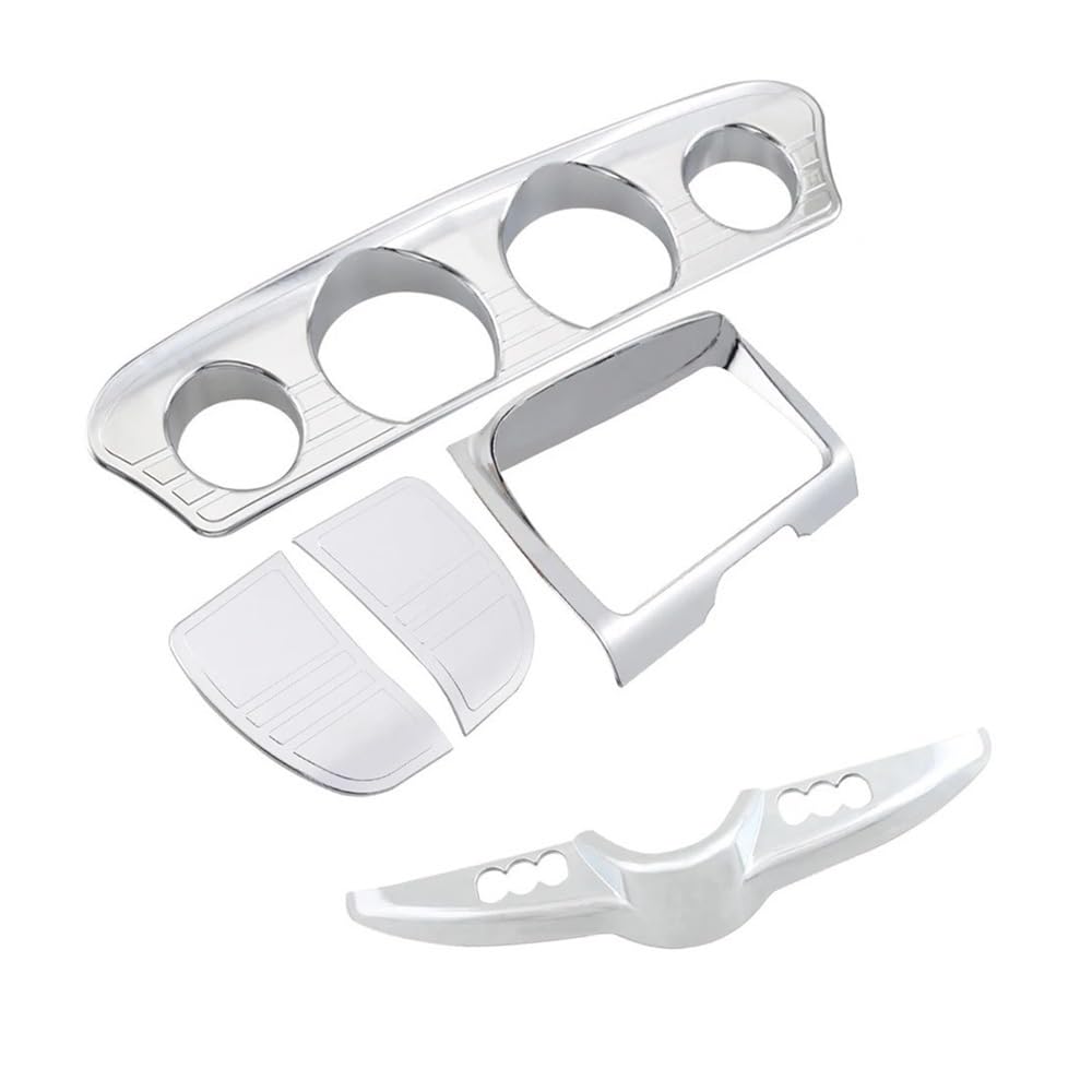 Motorrad-Heckseitenverkleidung Motorrad Chrom Innenverkleidung Tri-Line Gauge Stereo Schalter Borte Akzente Panel Abdeckung Für Ha&rley Electra Street Glide Tri Glide Motorrad-Heckseitenverkleidung Motorrad Chrom Innenverkleidung Tri-Line Gauge Stereo Schalter Borte Akzente Panel Abdeckung Für Ha&rley Electra Street Glide Tri Glide von KEYGODSAY
