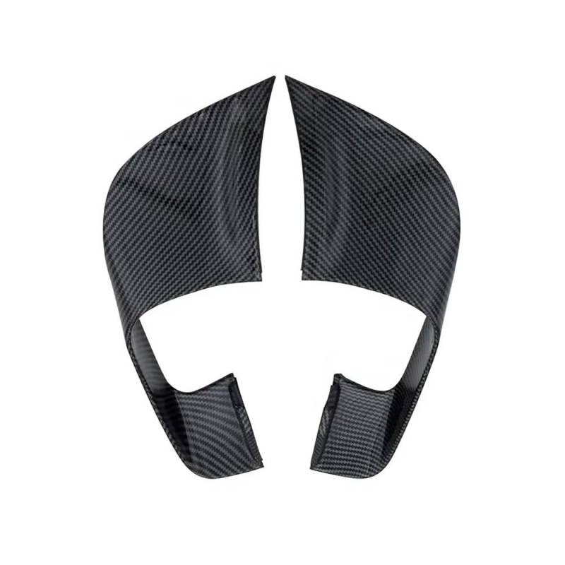 Motorrad-Heckseitenverkleidung Motorrad Fixed Wing für Ya&maha YZF-R7 YZFR7 YZF R7 2021-2023 ABS Carbon Farbe Aerodynamische Winglets Wing Spoiler Verkleidung Kit von KEYGODSAY