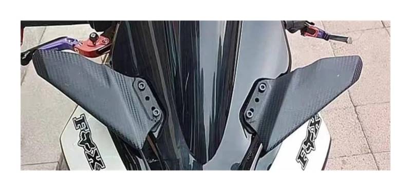 Motorrad-Heckseitenverkleidung Motorrad Seite Winglet Aerodynamische Flügel Kit Spoiler Verkleidung Für Suzuki GSX-R1000R Gixxer SF 250 Für Ya&maha YZF-R1 YZF-R6 T-MAX530 von KEYGODSAY