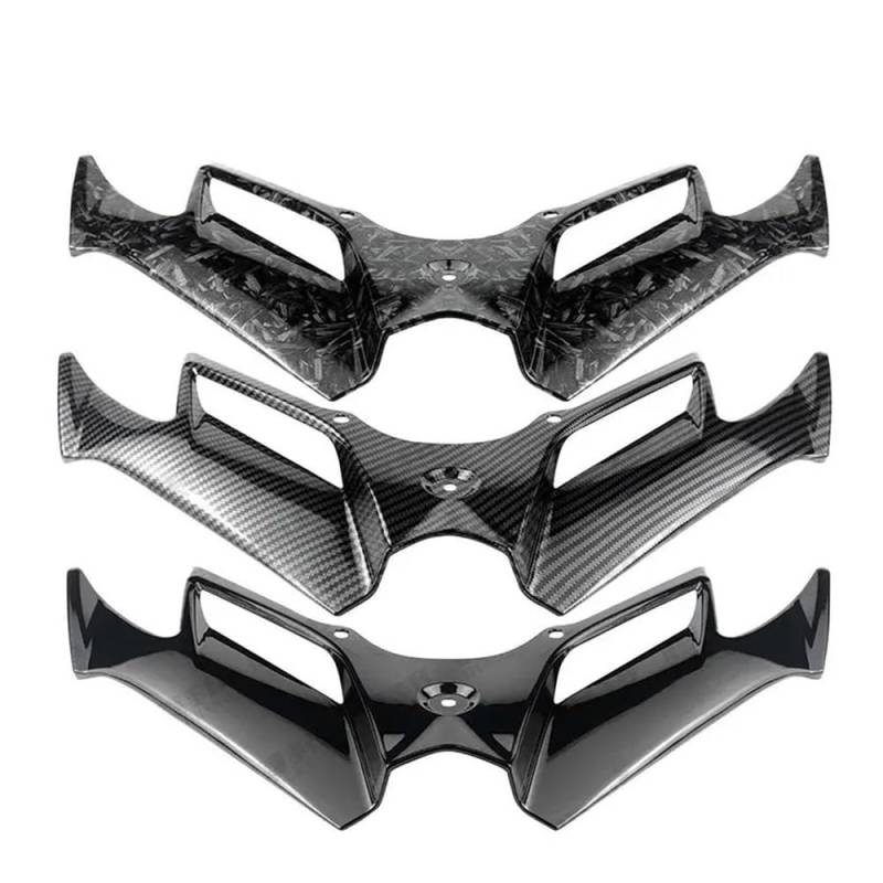 Motorrad-Heckseitenverkleidung Motorrad Winglet Motorrad Frontverkleidung Abdeckung Trim Spoiler Motorrad Winglet Aerodynamische Flügel Kit Spoiler Moto Zubehör von KEYGODSAY