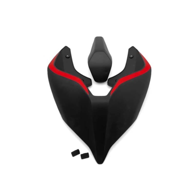 Motorrad-Heckseitenverkleidung Schwarz/Rot Motorrad Sozius Abdeckung Hinten Verkleidung Sitz Gugel Fit Für Du&Cati Panigale V2 V4 V4S V4R 2018-2020 2021 2022 2023 2024 von KEYGODSAY