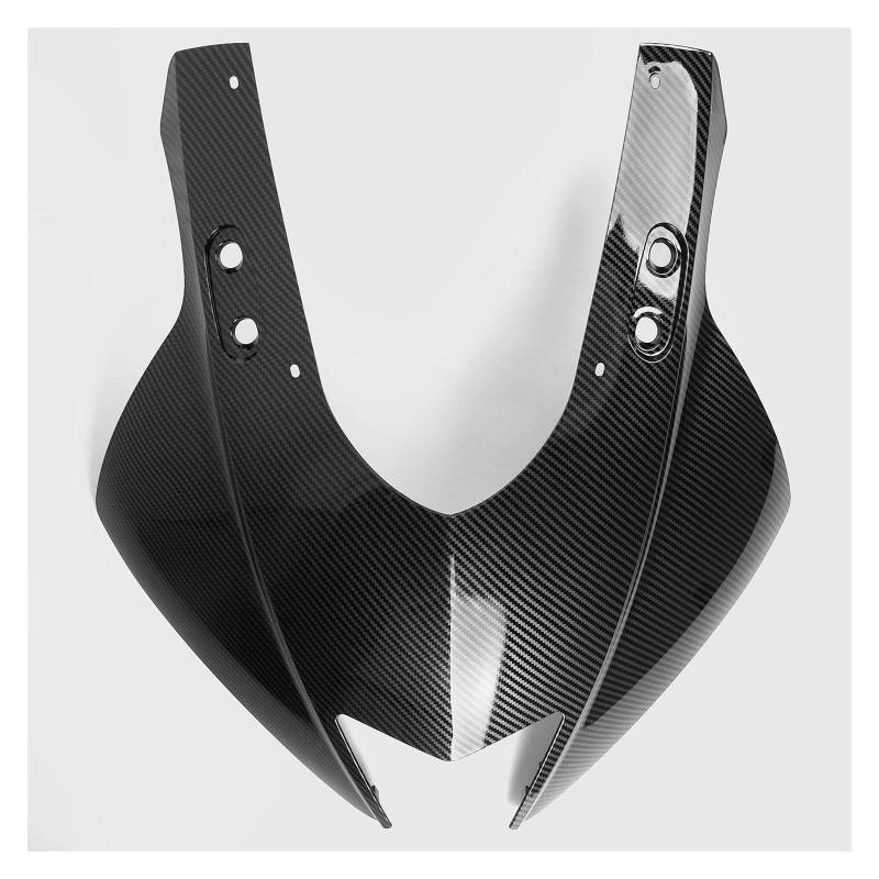Motorrad-Heckseitenverkleidung Vordere Nase Obere Gugel Verkleidung Für Ya&maha YZF R3 R25 2019-2024 Scheinwerfer Gugel Maske Abdeckung Nase Upgrade R1 R6 Stil Kleine Augen von KEYGODSAY