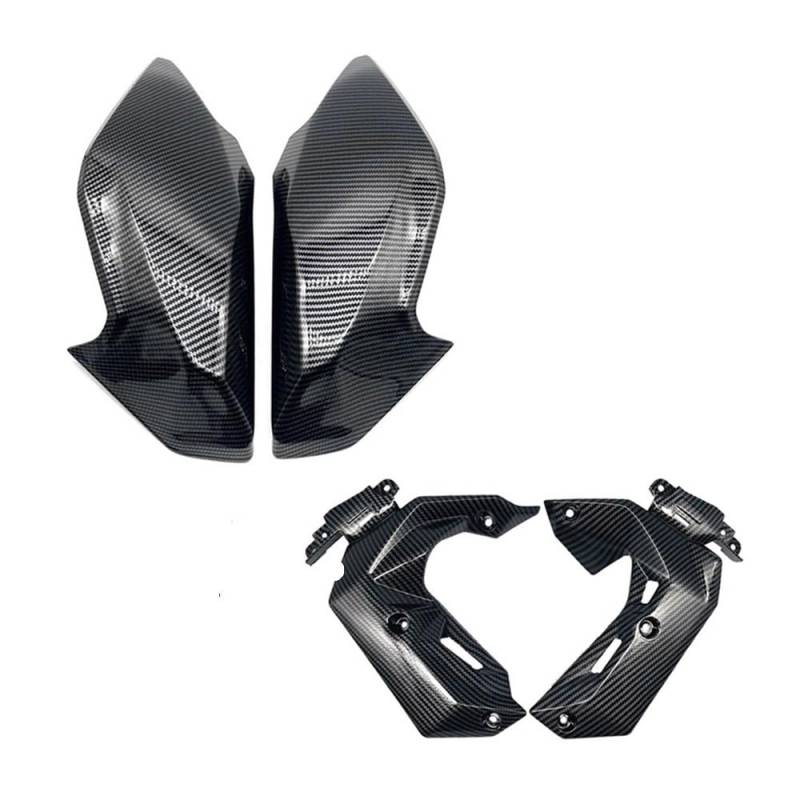 Motorrad-Heckseitenverkleidung Z650 Motorrad Kühler Seitenabdeckung Panel Verkleidung Für KAW&ASAKI Z 650 2017 2018 2019 Vorne Gas Tank Seitenabdeckung Panel Trim Gugel von KEYGODSAY